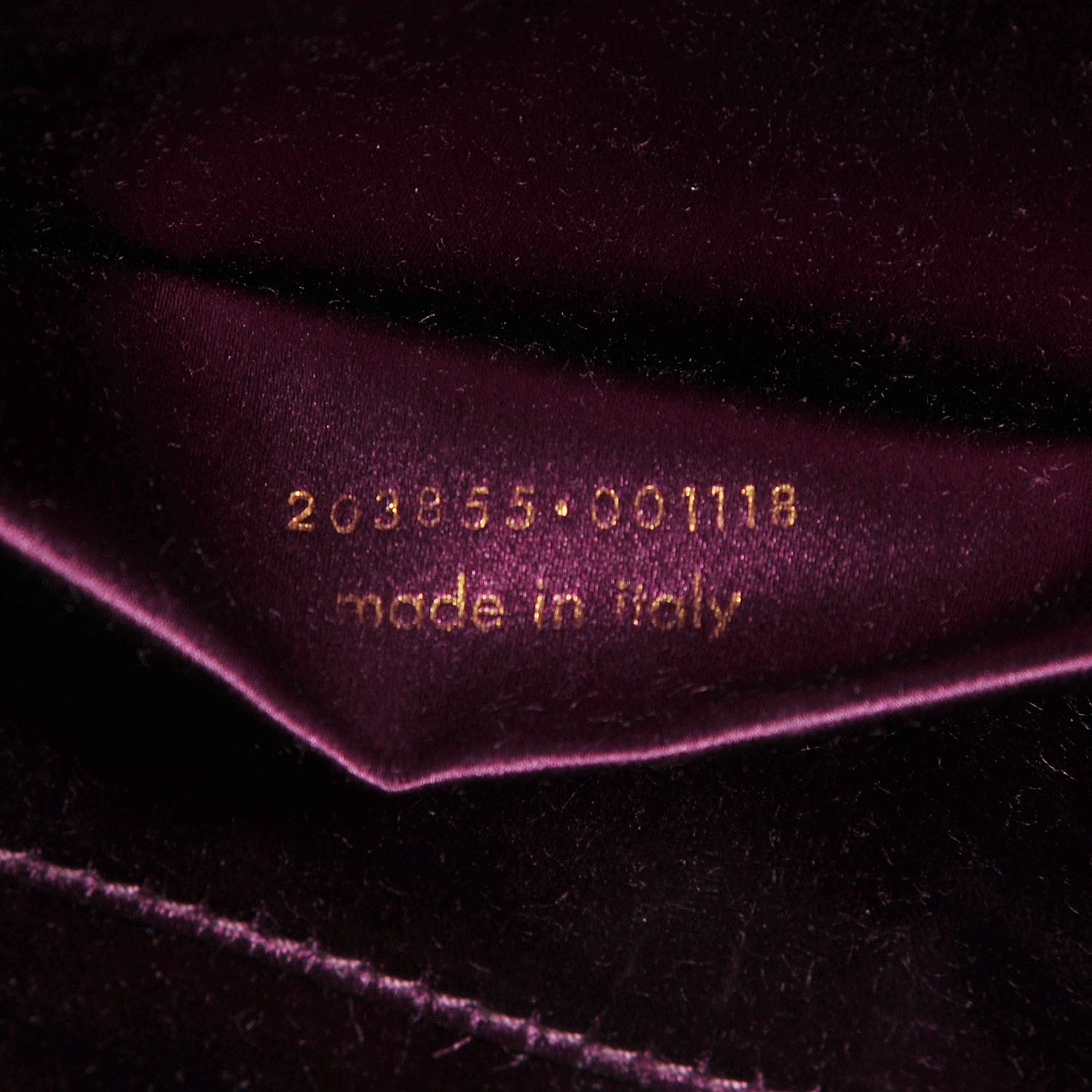 Saint Laurent Textured Patent Large Belle De Jour Clutch Violet 7 of 7