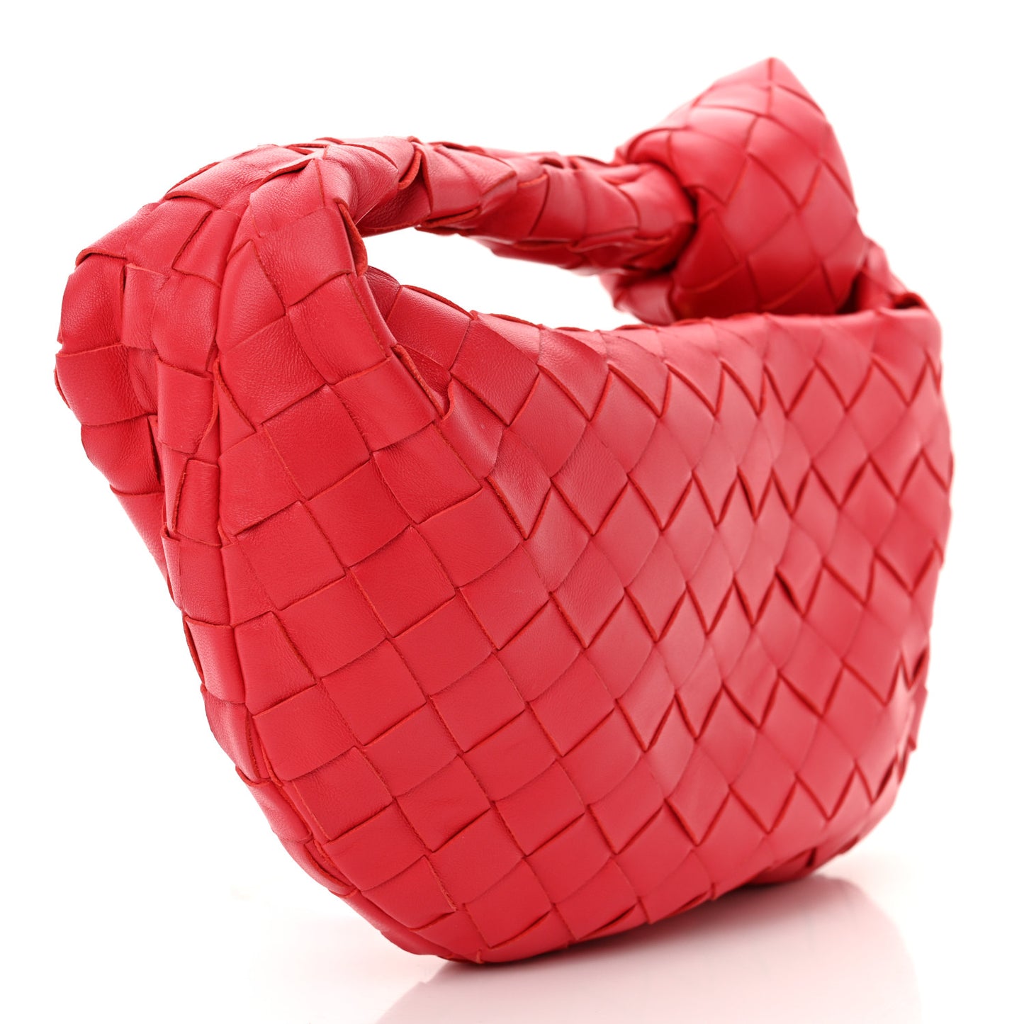Nappa Intrecciato Mini Jodie Cranberry