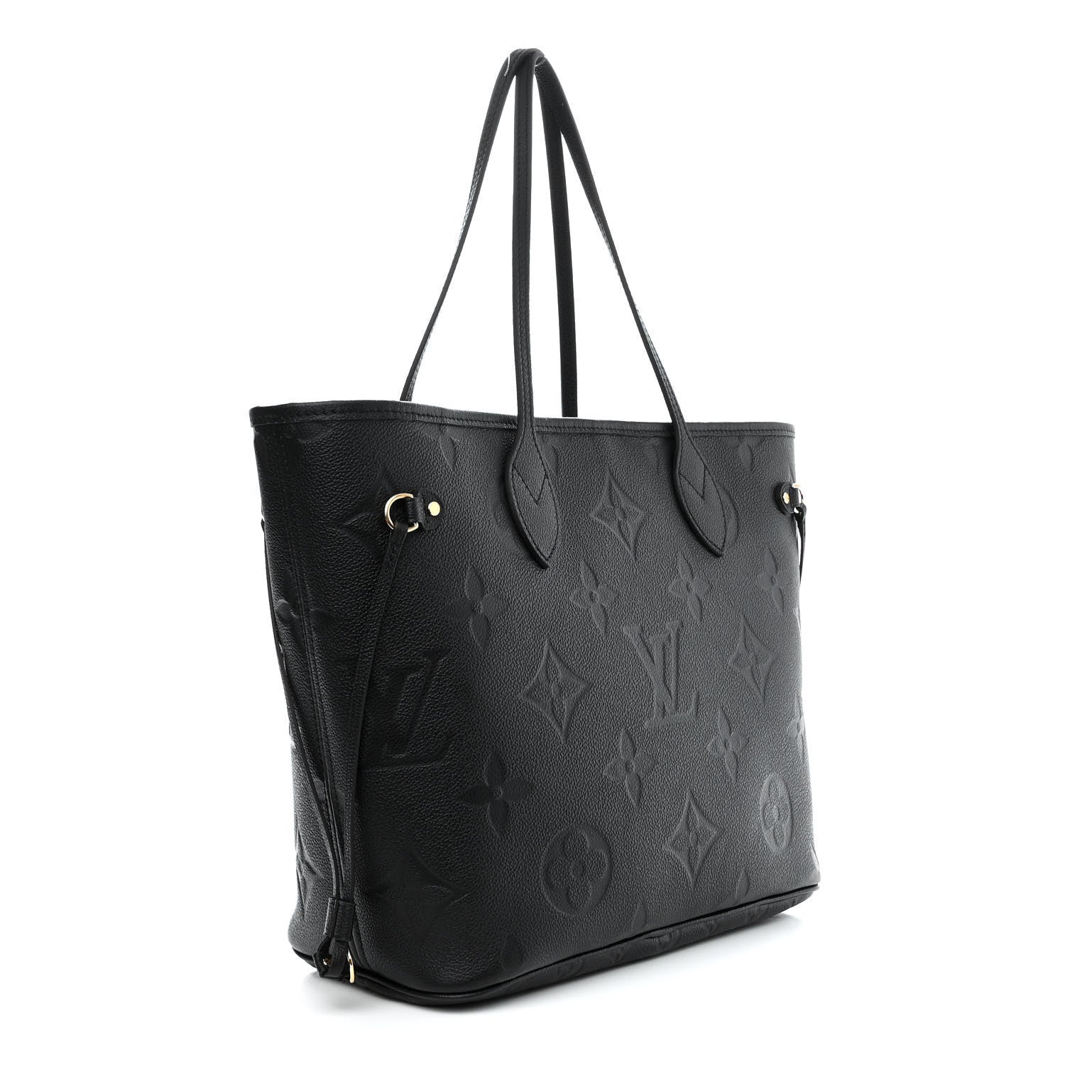 Louis Vuitton Empreinte Monogram Giant Neverfull MM Black 4 of 10