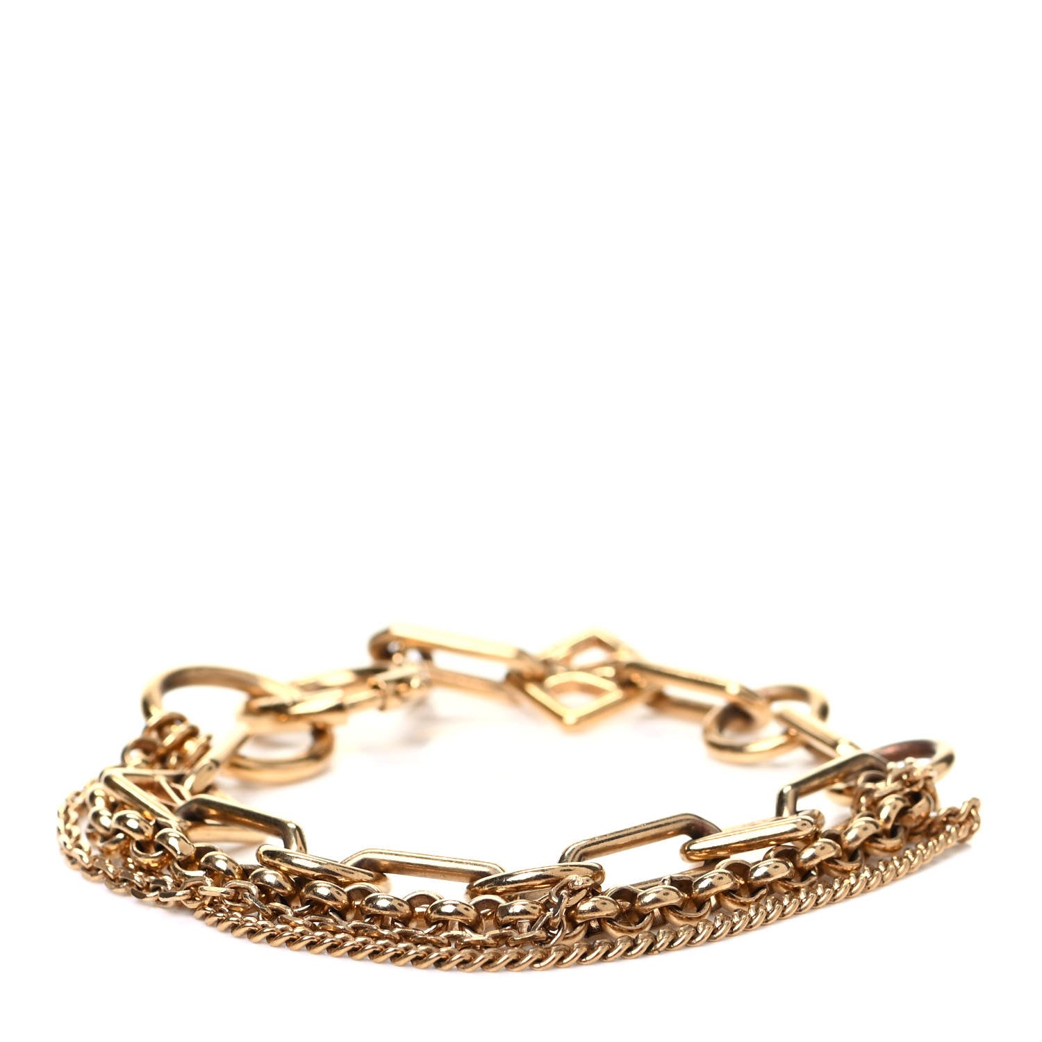 Louis Vuitton Vegas Chain Bracelet Gold 1 of 6