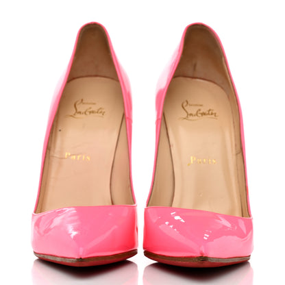 Christian Louboutin Patent So Kate 120 Pumps 39 Shocking Pink 2 of 9