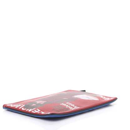 Balenciaga Grained Calfskin Supermarket Magazine Zipper Pouch Multicolor 3 of 8
