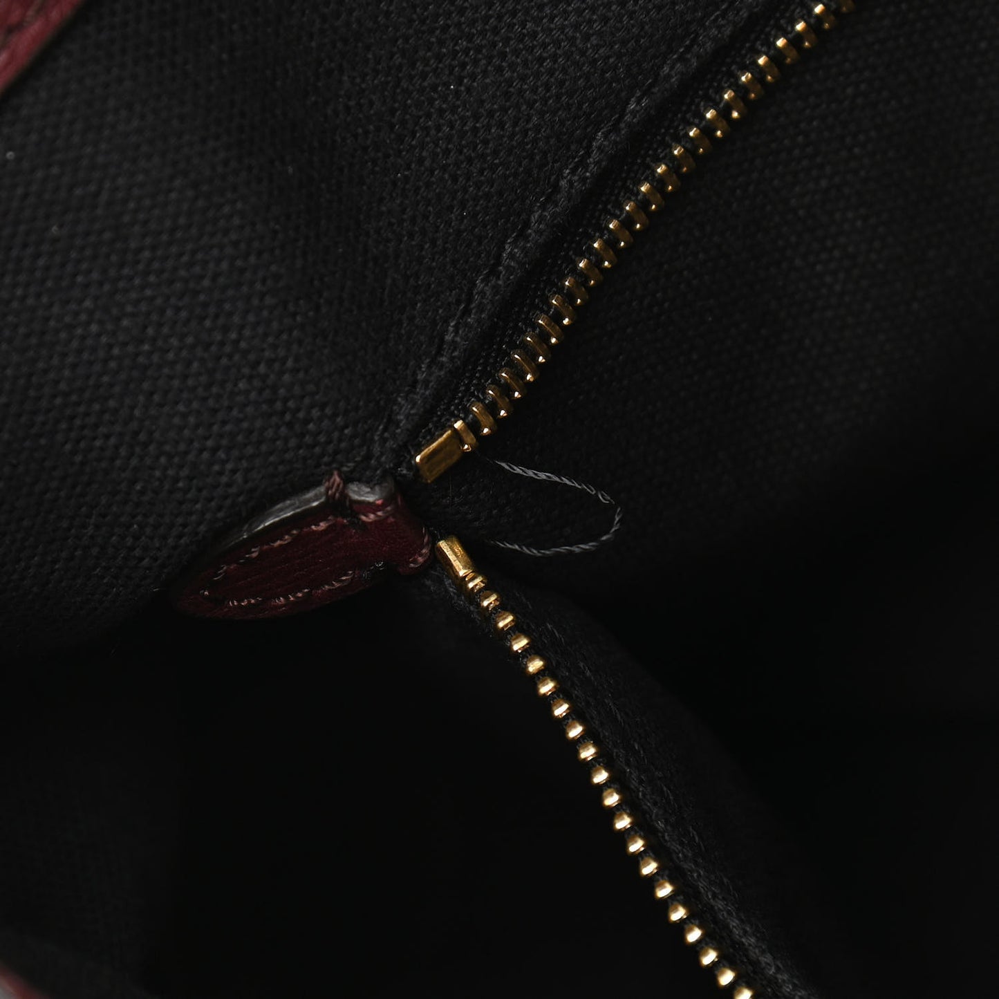 Grainy Calfskin House Check Medium Banner Tote Mahogany Red