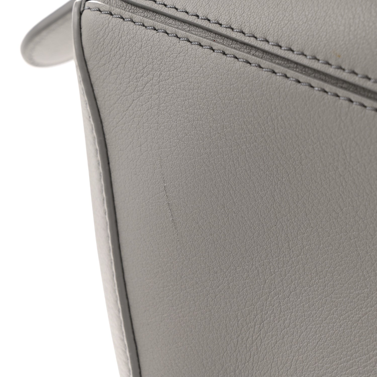 Loewe Soft Grained Calfskin Small Puzzle Bag Pearl Grey 10 of 11