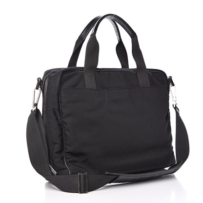 Gucci Nylon Calfskin Briefcase Black 3 of 13