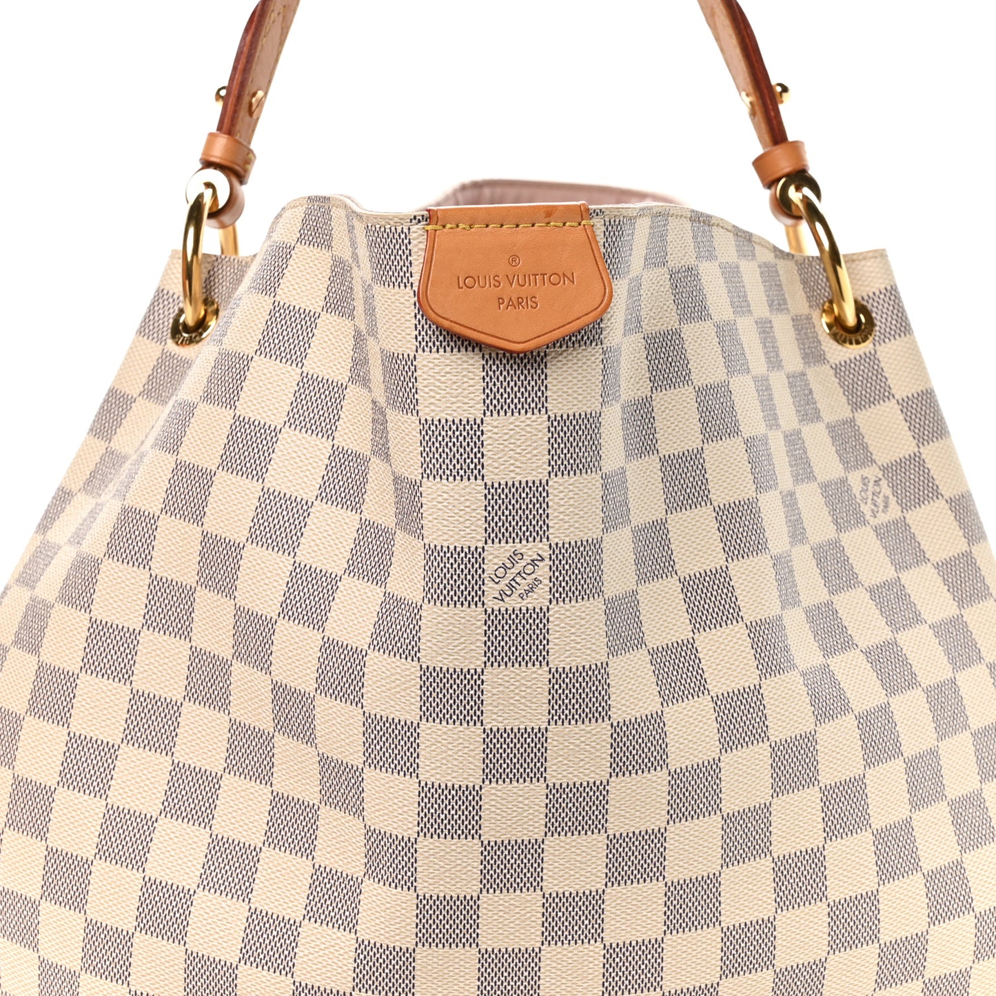 Damier Azur Graceful MM Rose Ballerine