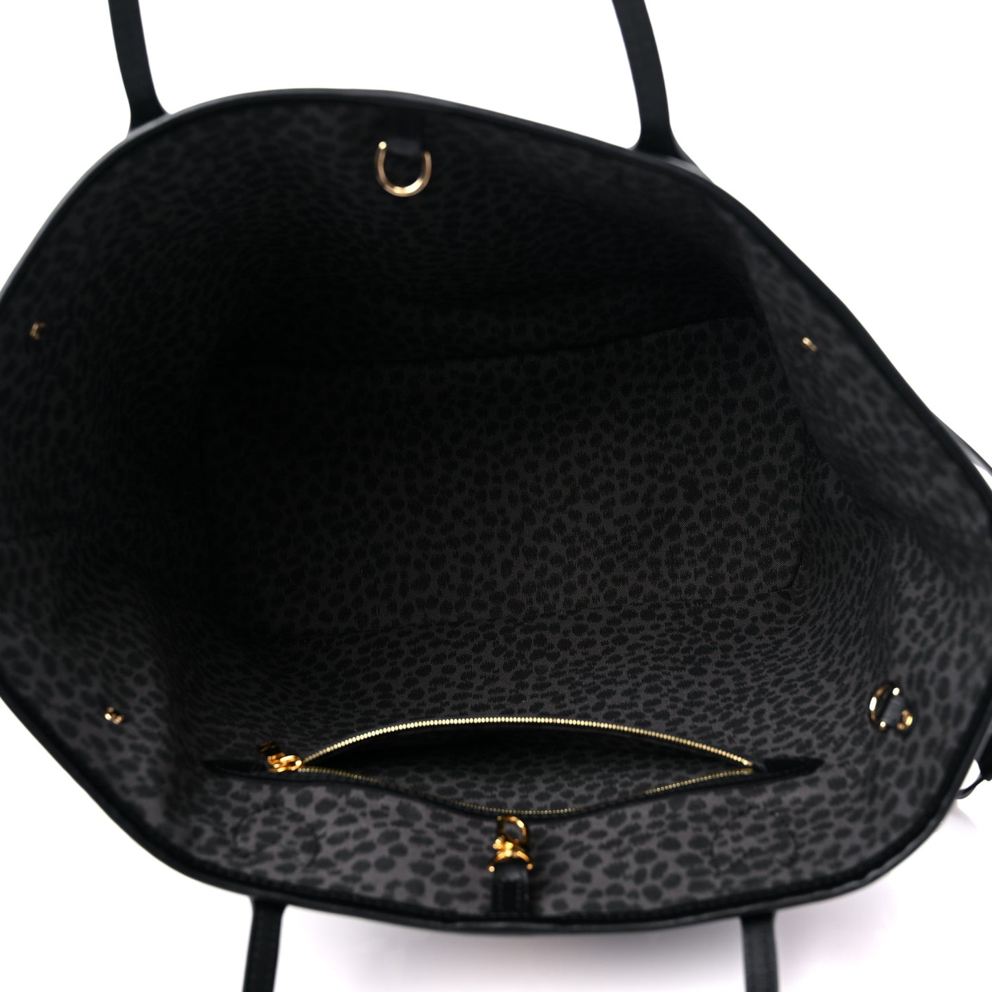 Monogram Giant Wild at Heart Neverfull MM Black