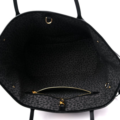 Louis Vuitton Monogram Giant Wild at Heart Neverfull MM Black 5 of 8