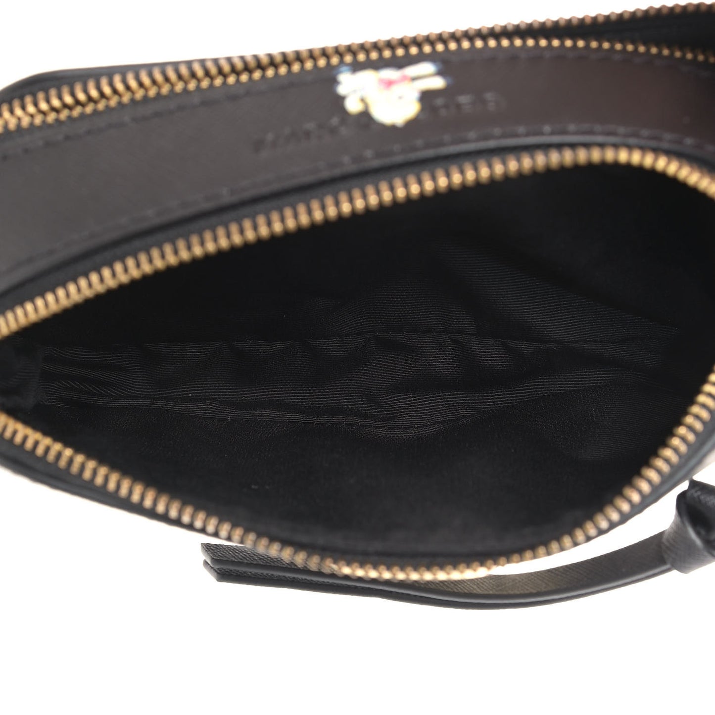 Saffiano Small My Life Is Crap Snapshot Camera Bag Black