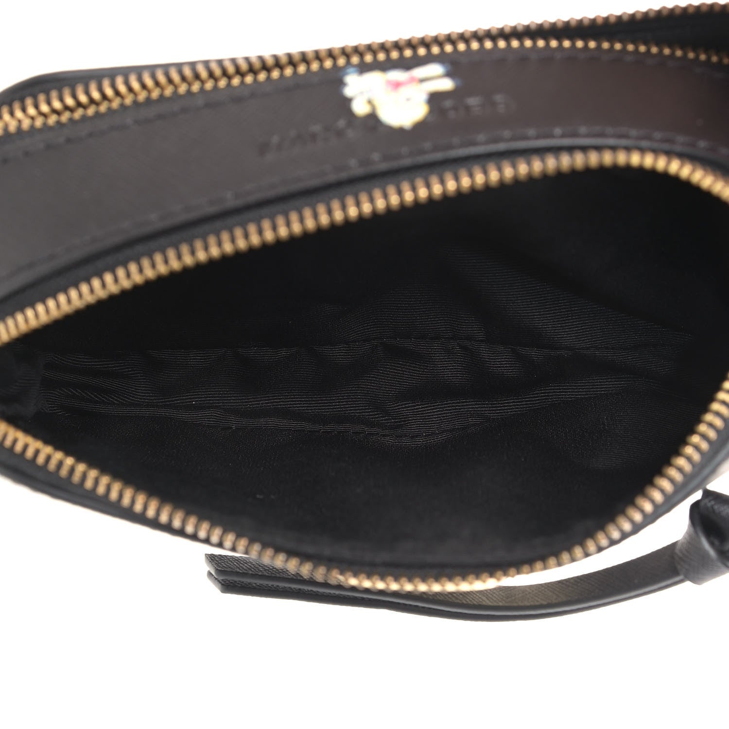 Marc Jacobs Saffiano Small My Life Is Crap Snapshot Camera Bag Black 6 of 10