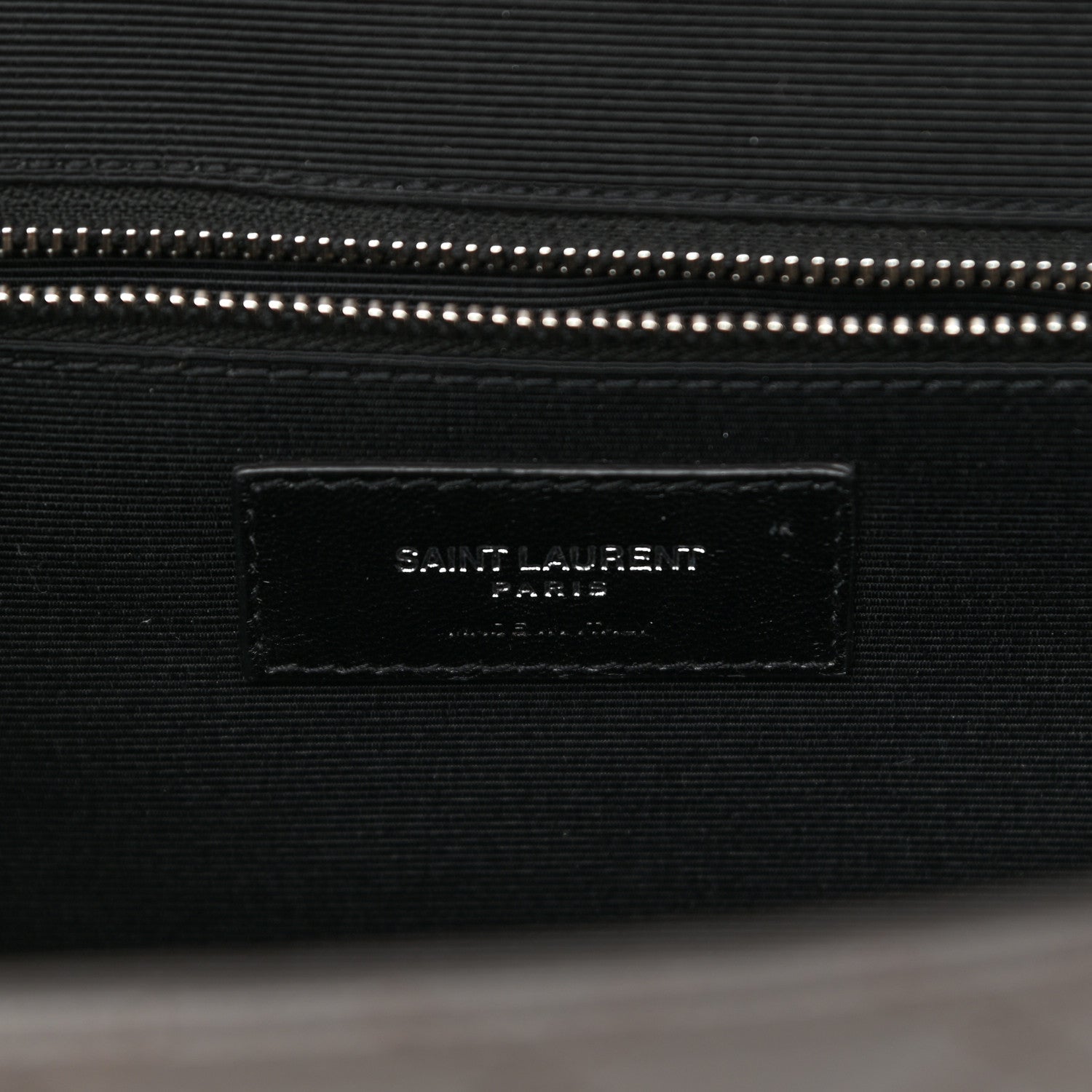 Saint Laurent Grain De Poudre Textured Mixed Matelasse Large Triquilt Monogram Satchel Earth 7 of 10