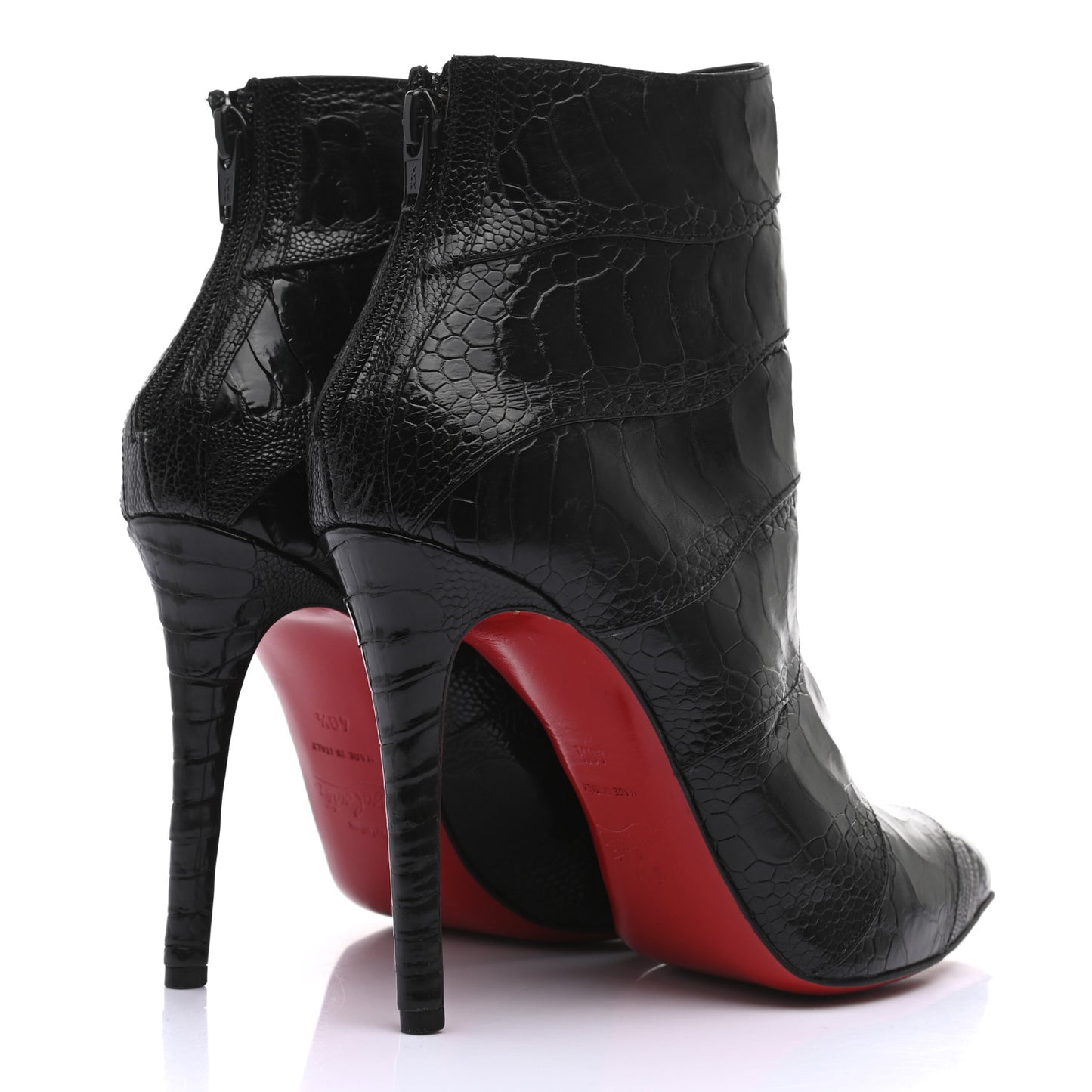 Calfskin Zermadame 120 Booty 40.5 Black