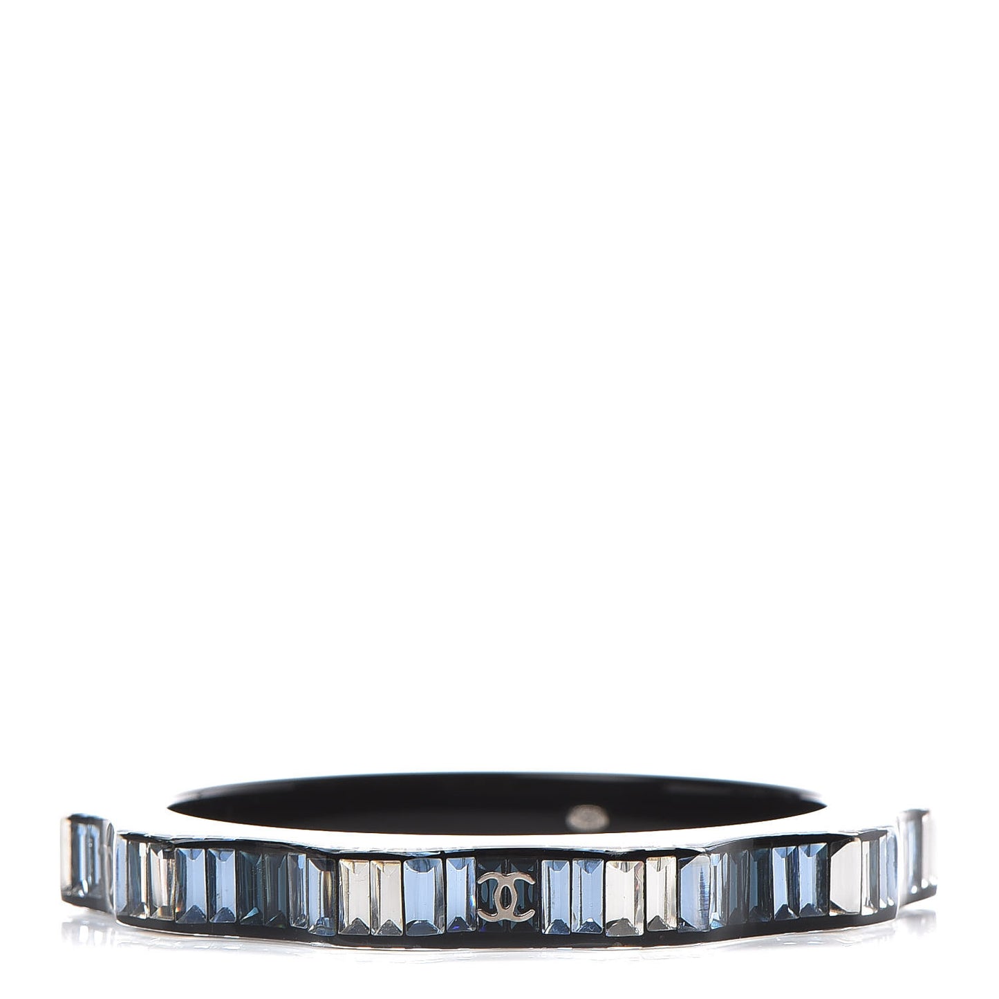Resin Crystal CC Bracelet Blue