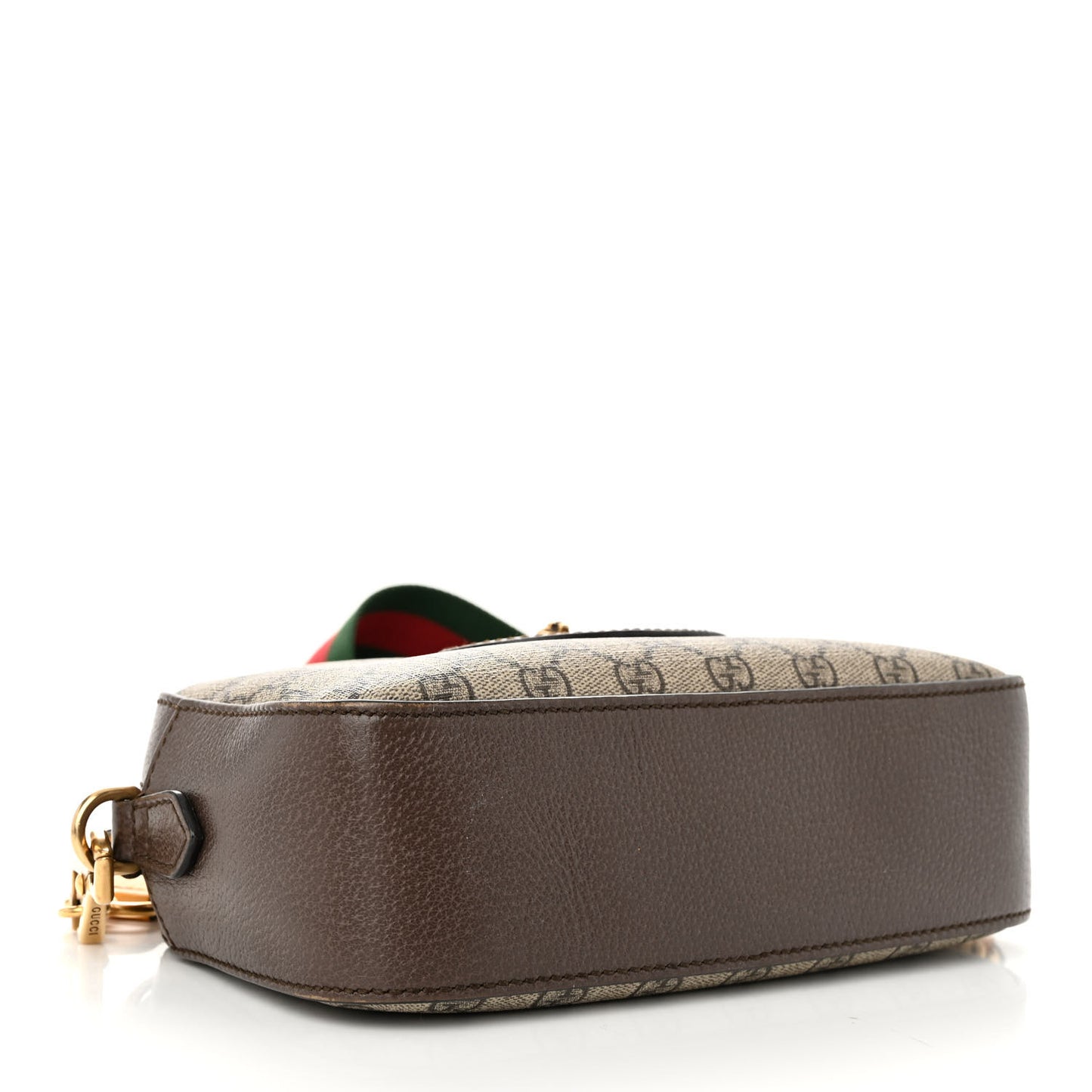 GG Supreme Monogram Web Neo Vintage Shoulder Bag Beige New Acero Crop