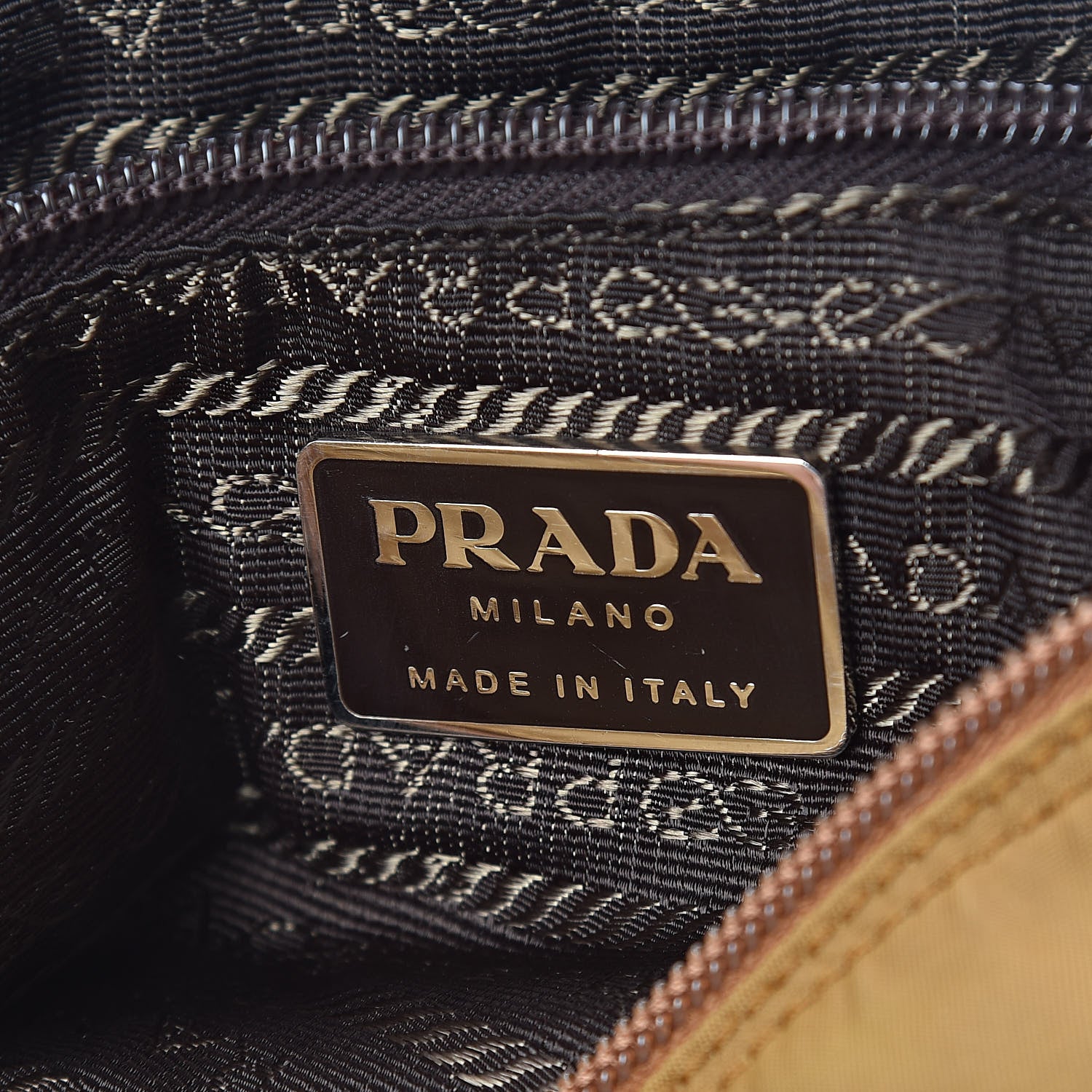 Prada Tessuto Nylon Vela Sport Messenger Bag Brown 6 of 13