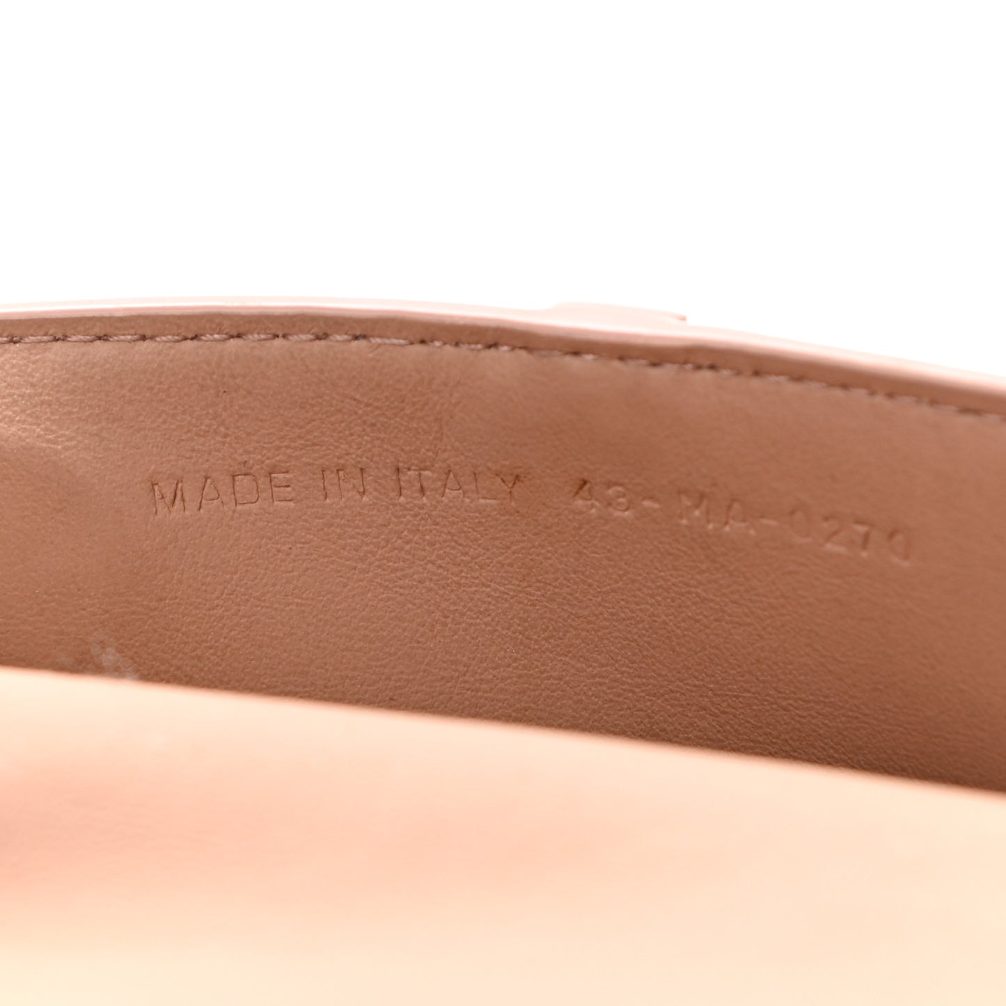 Ultra Matte Calfskin Nano Saddle Chain Pouch Rose Des Vents
