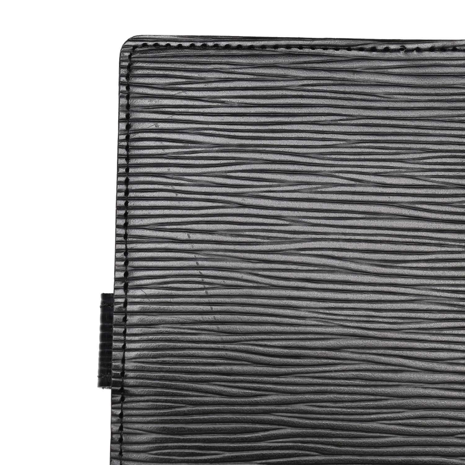 Louis Vuitton Epi Small Ring Agenda Cover Black 6 of 6