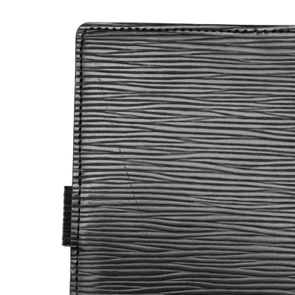 Louis Vuitton Epi Small Ring Agenda Cover Black 6 of 6