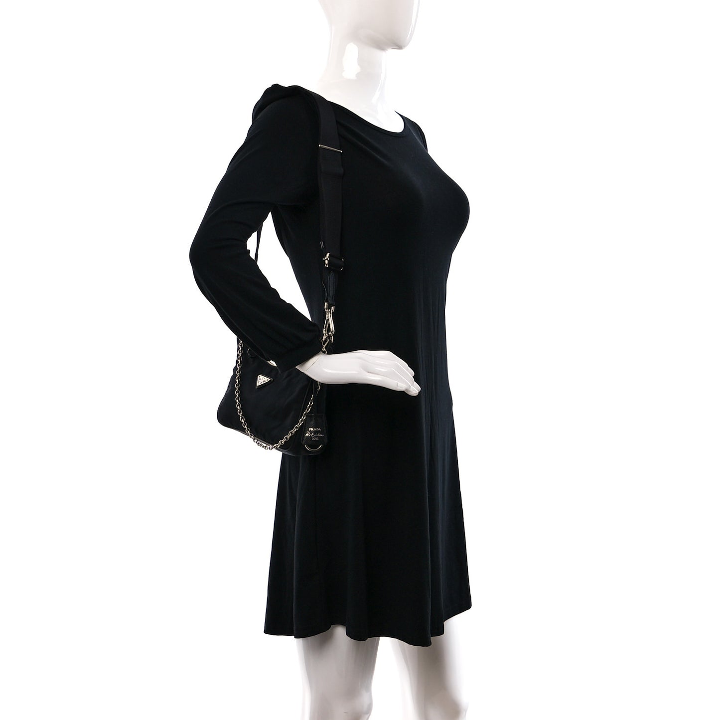 Nylon Re-Edition 2005 Shoulder Bag Black