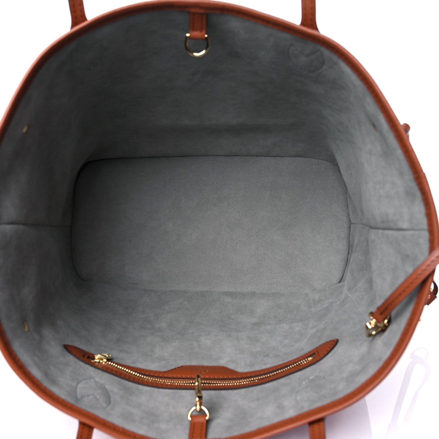 Louis Vuitton Metallic Monogram LV Garden Neverfull MM Silver 6 of 9