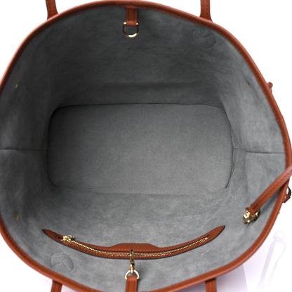 Louis Vuitton Metallic Monogram LV Garden Neverfull MM Silver 6 of 9