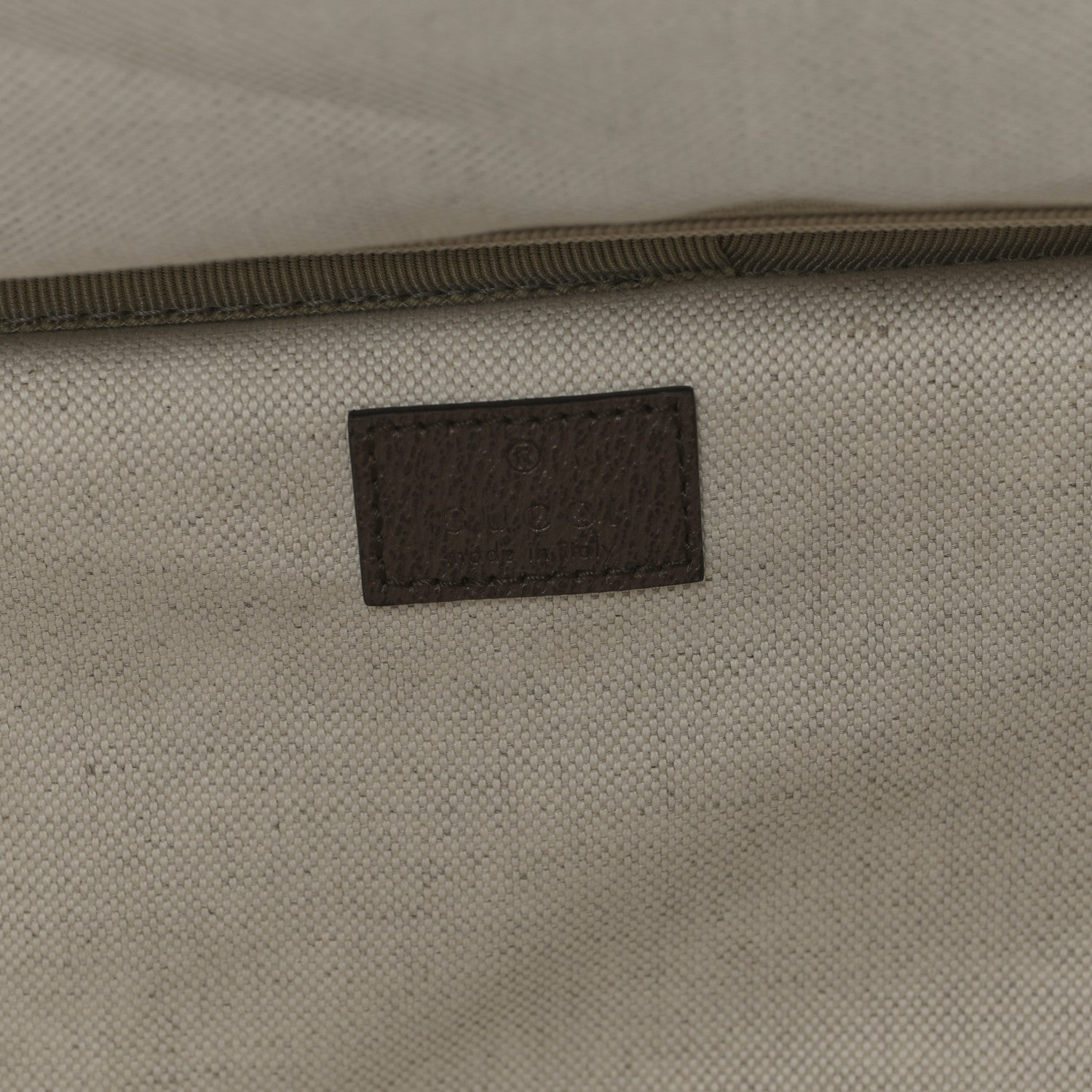 Gucci GG Supreme Monogram Textured Dollar Calfskin Web Large Savoy Trolley Suitcase Beige Ebony 5 of 10