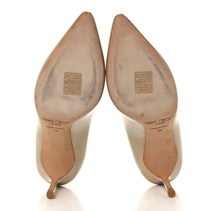 Jimmy Choo Patent Agnes 85 Pumps 36 Nude 7 of 10
