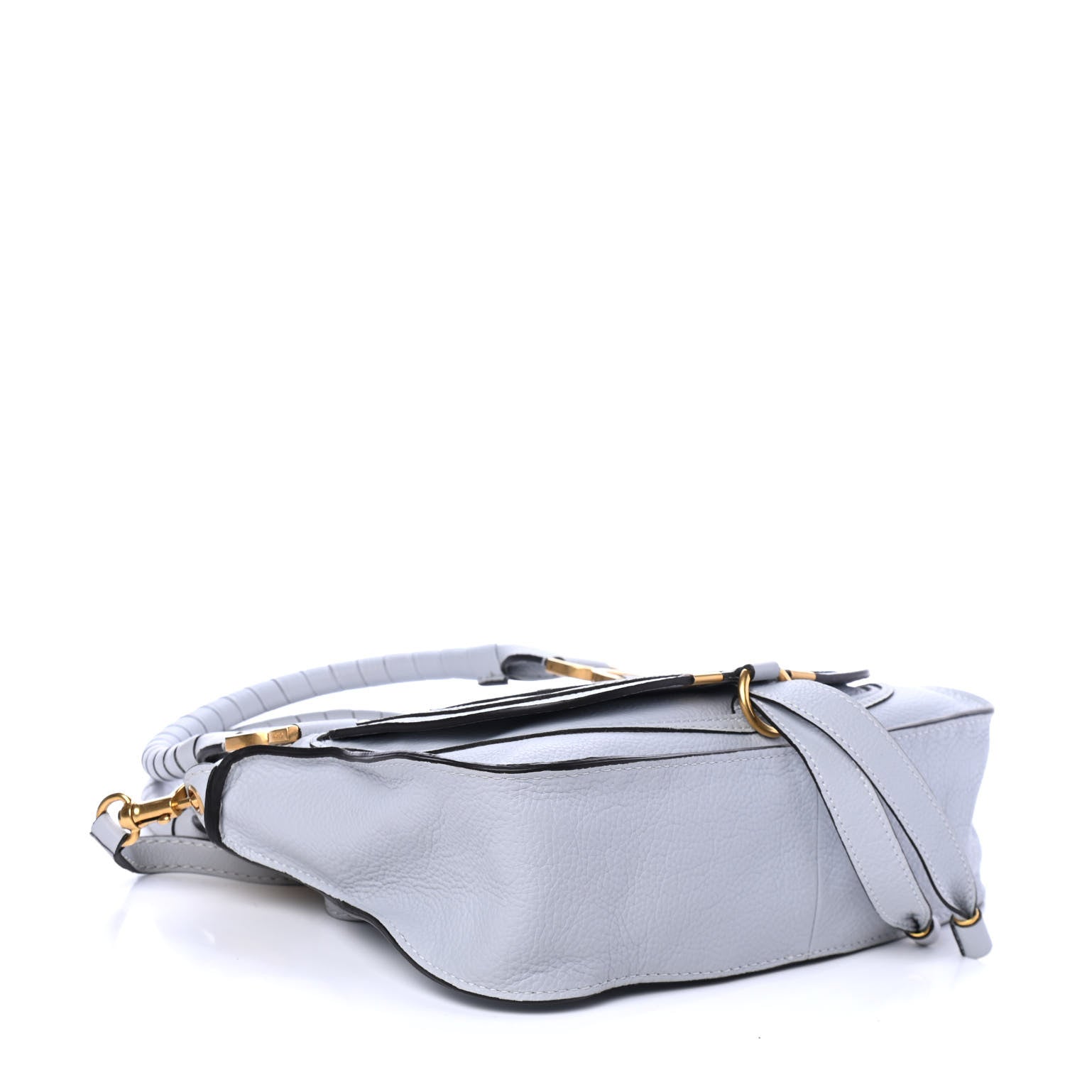 Chloe Calfskin Small Marcie Satchel Airy Grey 3 of 4