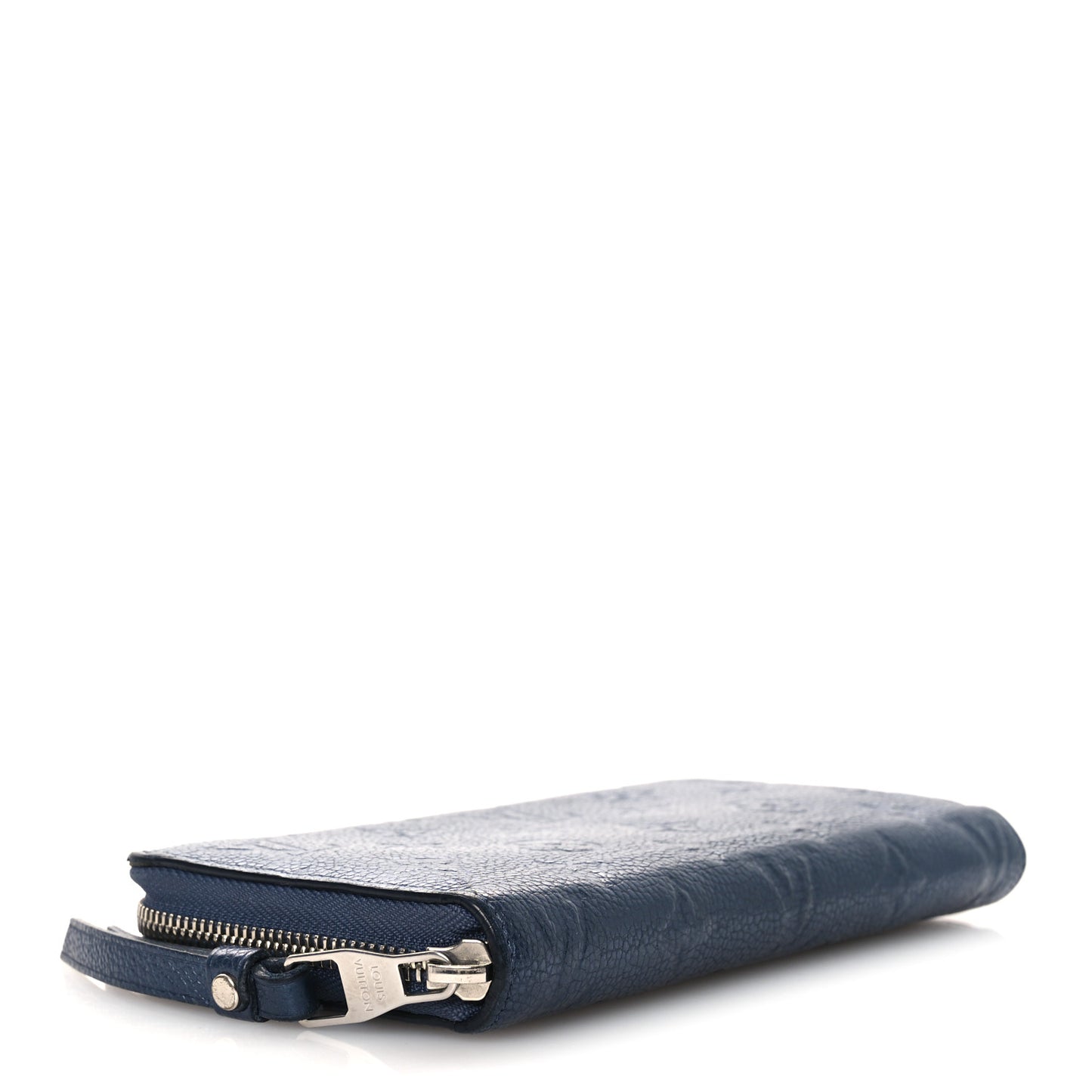 Metallic Empreinte Monogram Zippy Wallet Navy Nacre