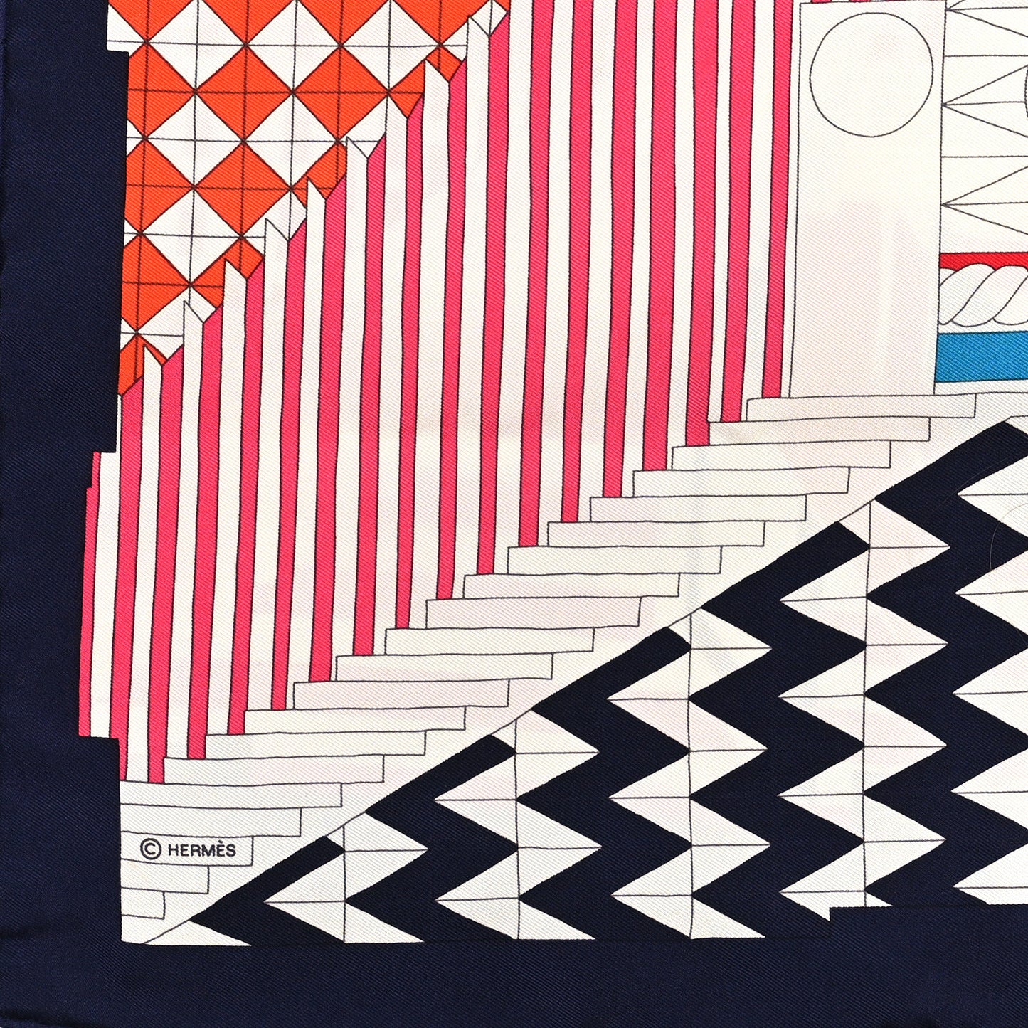 Silk Promenade Au Faubourg Scarf 90