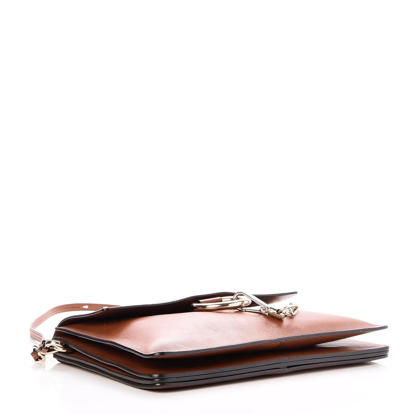Suede Calfskin Medium Faye Shoulder Bag Tobacco