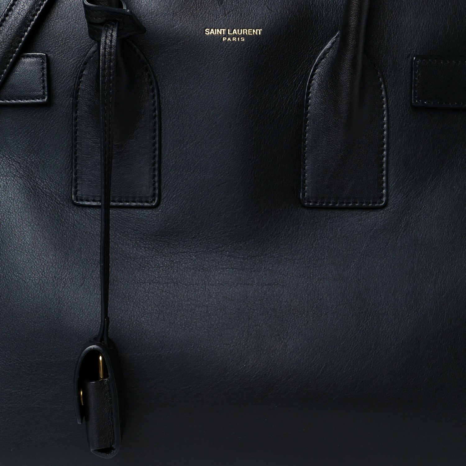 Saint Laurent Calfskin Small Sac De Jour Black 9 of 11