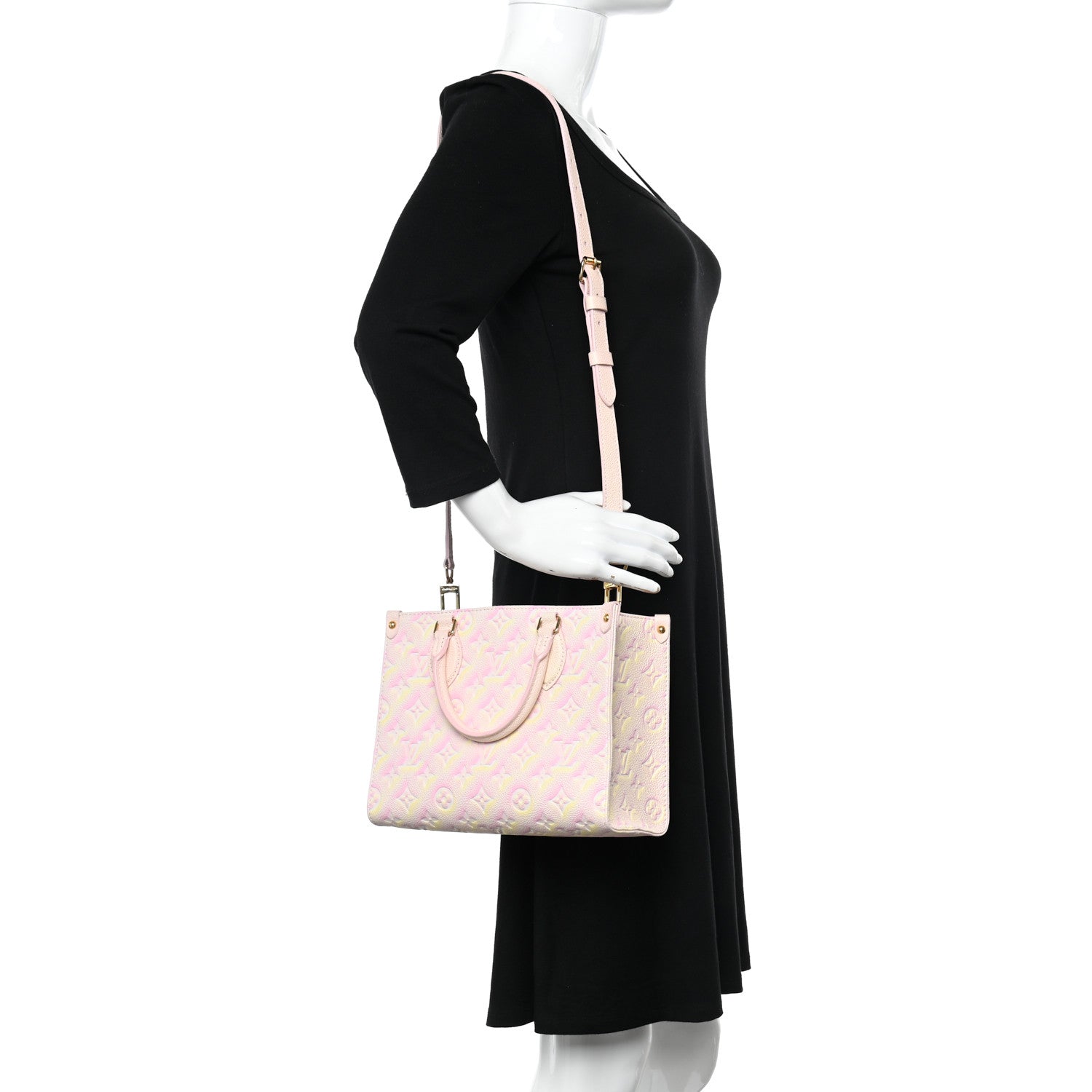 Louis Vuitton Empreinte Monogram Summer Stardust Onthego PM Pink 2 of 13