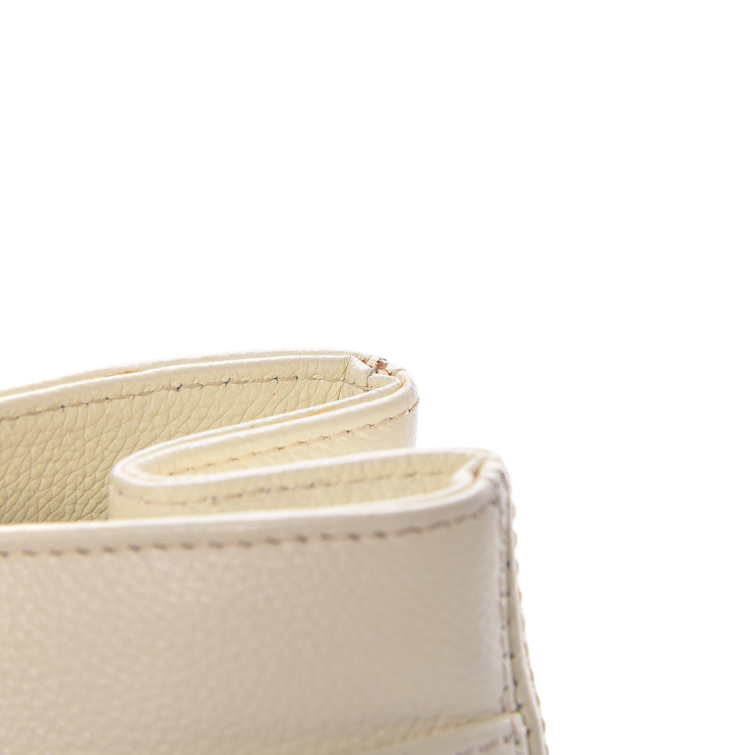 Chanel Calfskin Mademoiselle Lock Cerf Shopper Tote White 7 of 23