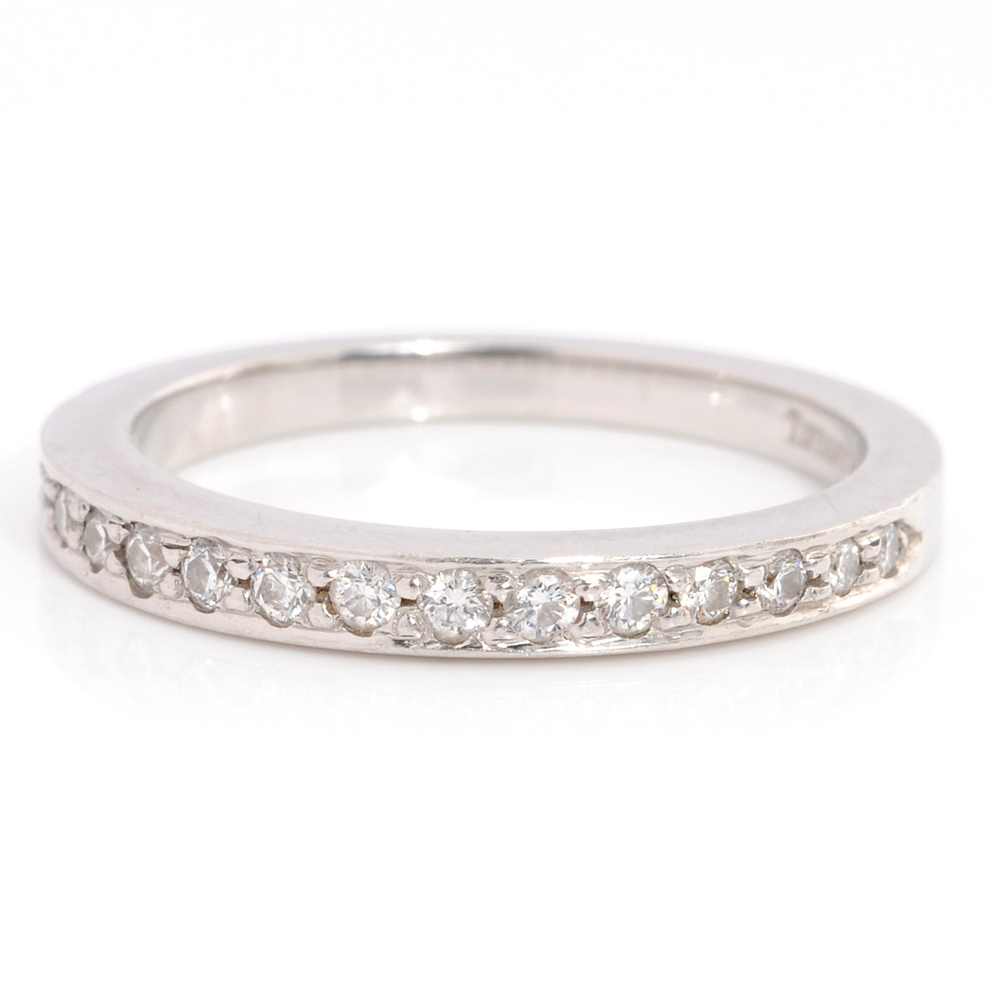 Platinum Diamond Grace Band Ring 6.25