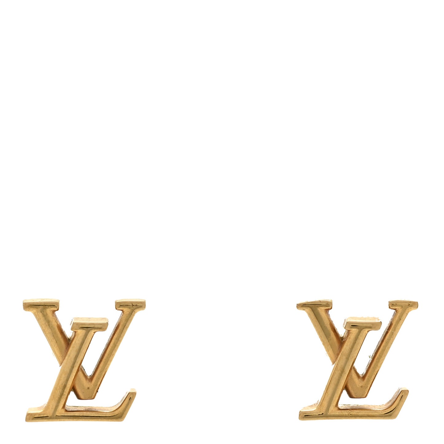 Metal LV Iconic Earrings Gold