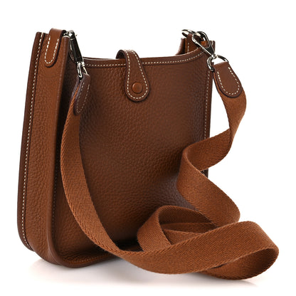 Hermes Taurillon Clemence Evelyne TPM Gold 3 of 12