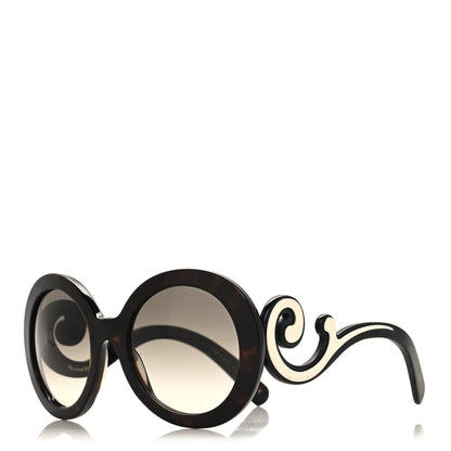 Prada Minimal Baroque Sunglasses SPR 08T Gradient Anthracite 1 of 10
