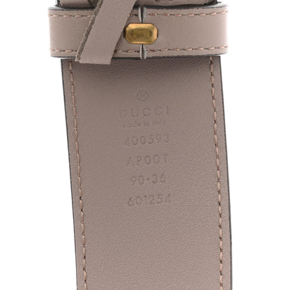Gucci Calfskin Double G 40mm Belt 90 36 Porcelain Rose 5 of 7
