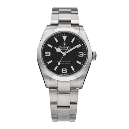 Rolex Stainless Steel 40mm Oyster Perpetual Explorer Watch Black 224270 1 of 5