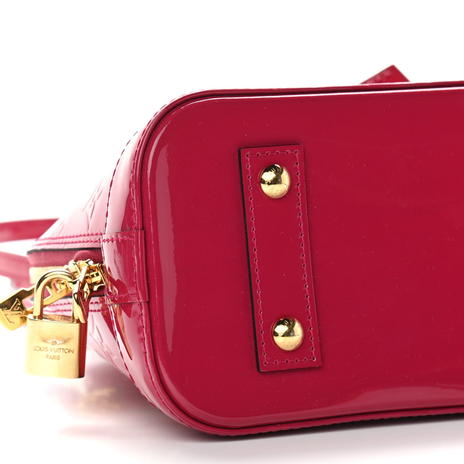 Louis Vuitton Vernis Alma BB Rose Indien 9 of 10