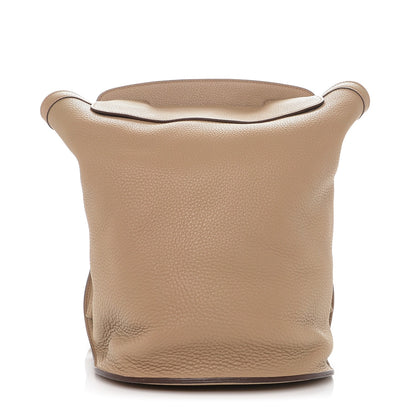 Hermes Clemence Sherpa Backpack Tabac Camel 3 of 7
