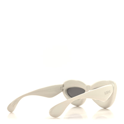 Loewe Acetate Inflated Cat-Eye Sunglasses LW40097I White 4 of 7