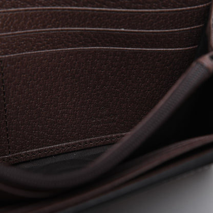 Gucci GG Supreme Monogram Web Ophidia Continental Wallet Brown 8 of 11