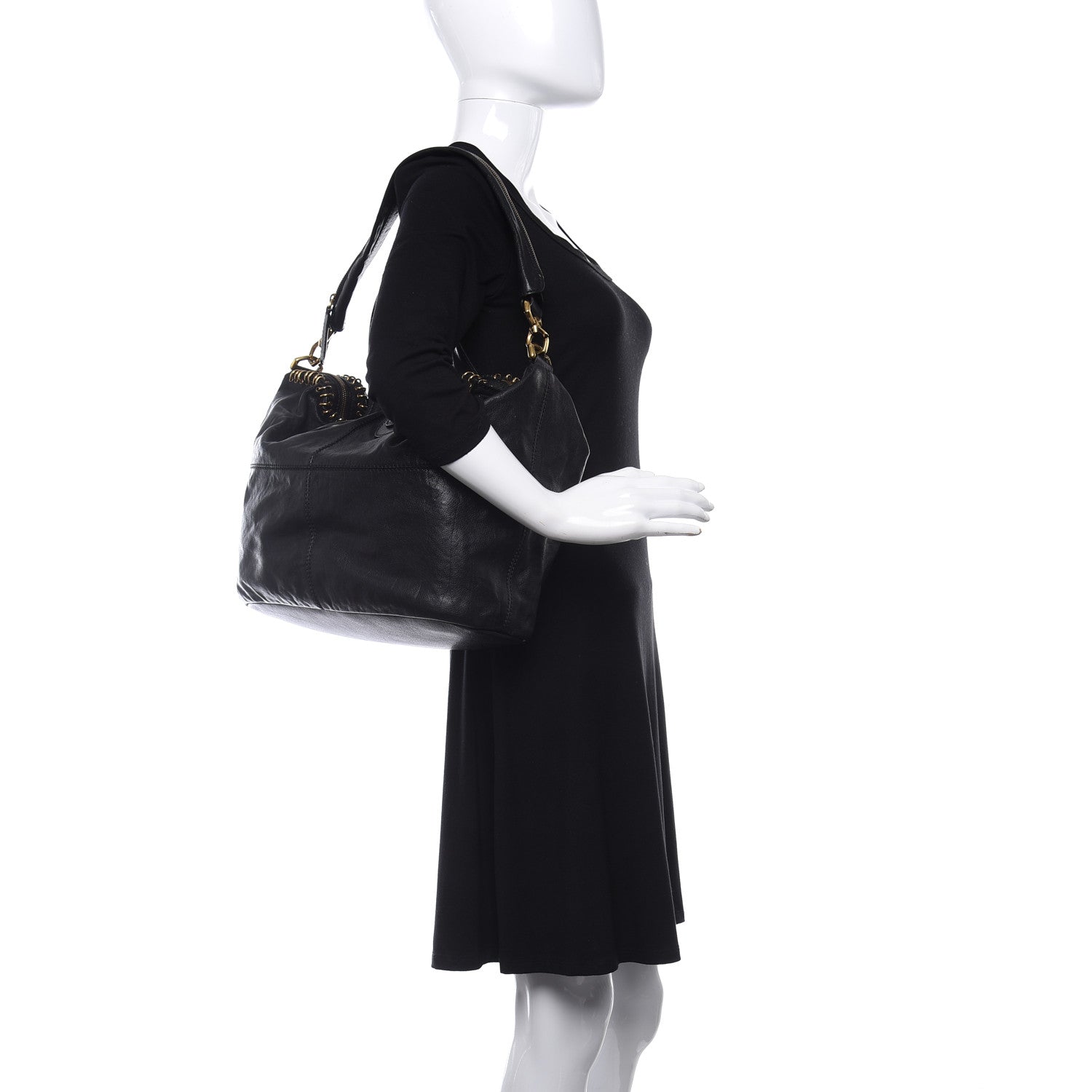 Givenchy Buffalo Medium Ring Nightingale Black 2 of 10