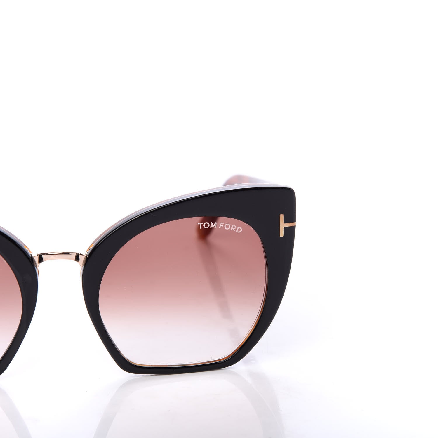 Tom Ford Samantha Cat Eye Sunglasses TF553 Havana 7 of 8