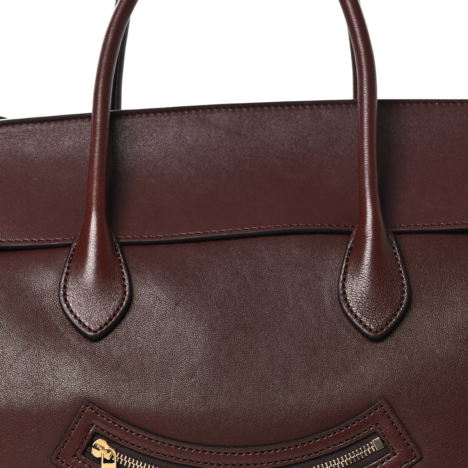Celine Supple Shiny Lambskin Medium Smiling New Luggage Brick 8 of 10