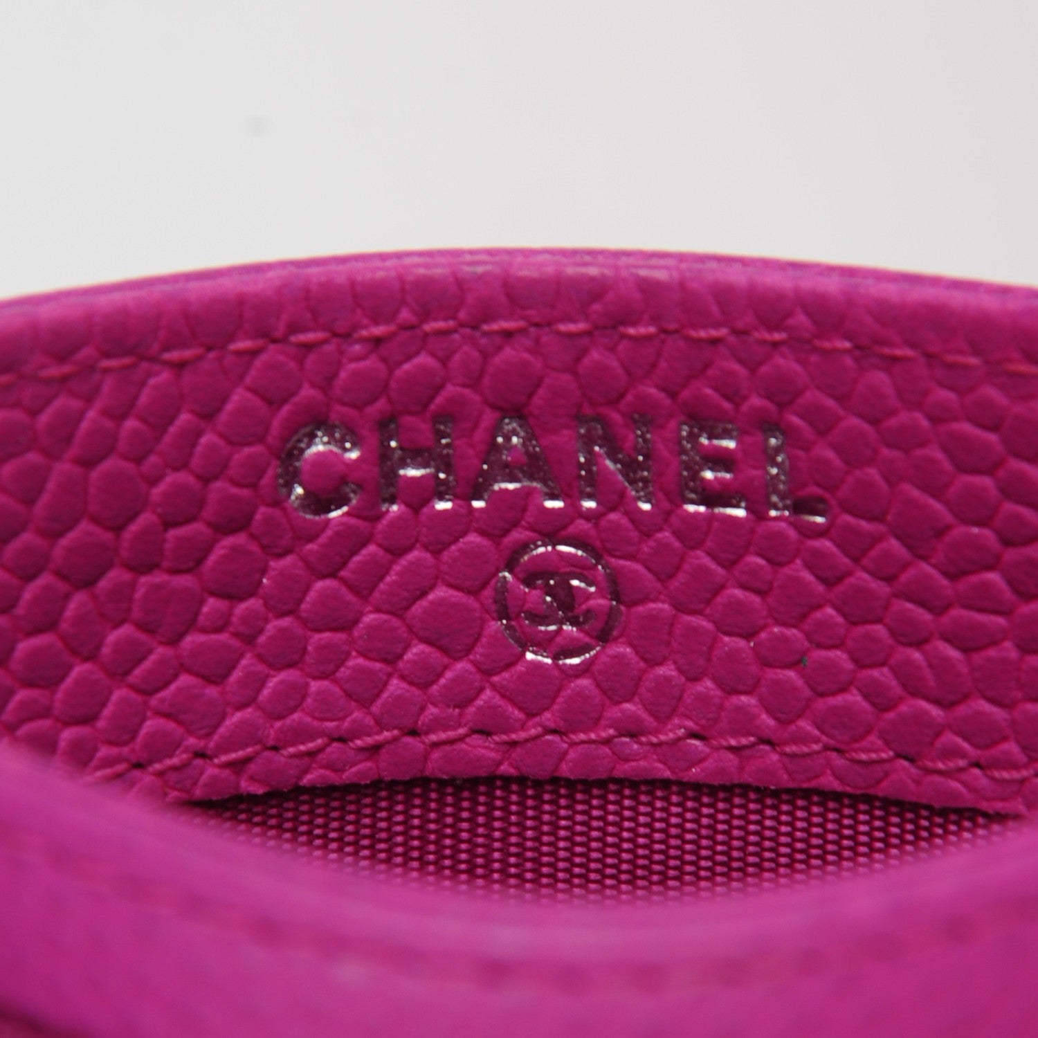Chanel Iridescent Caviar Quilted Simply CC Card Holder Pink 6 of 7
