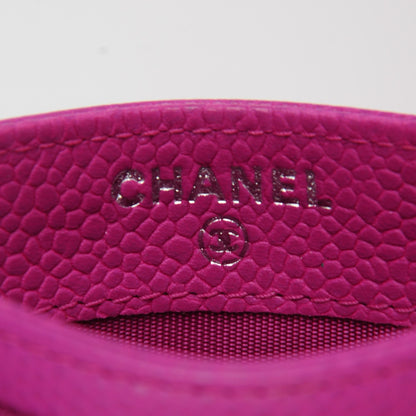 Chanel Iridescent Caviar Quilted Simply CC Card Holder Pink 6 of 7