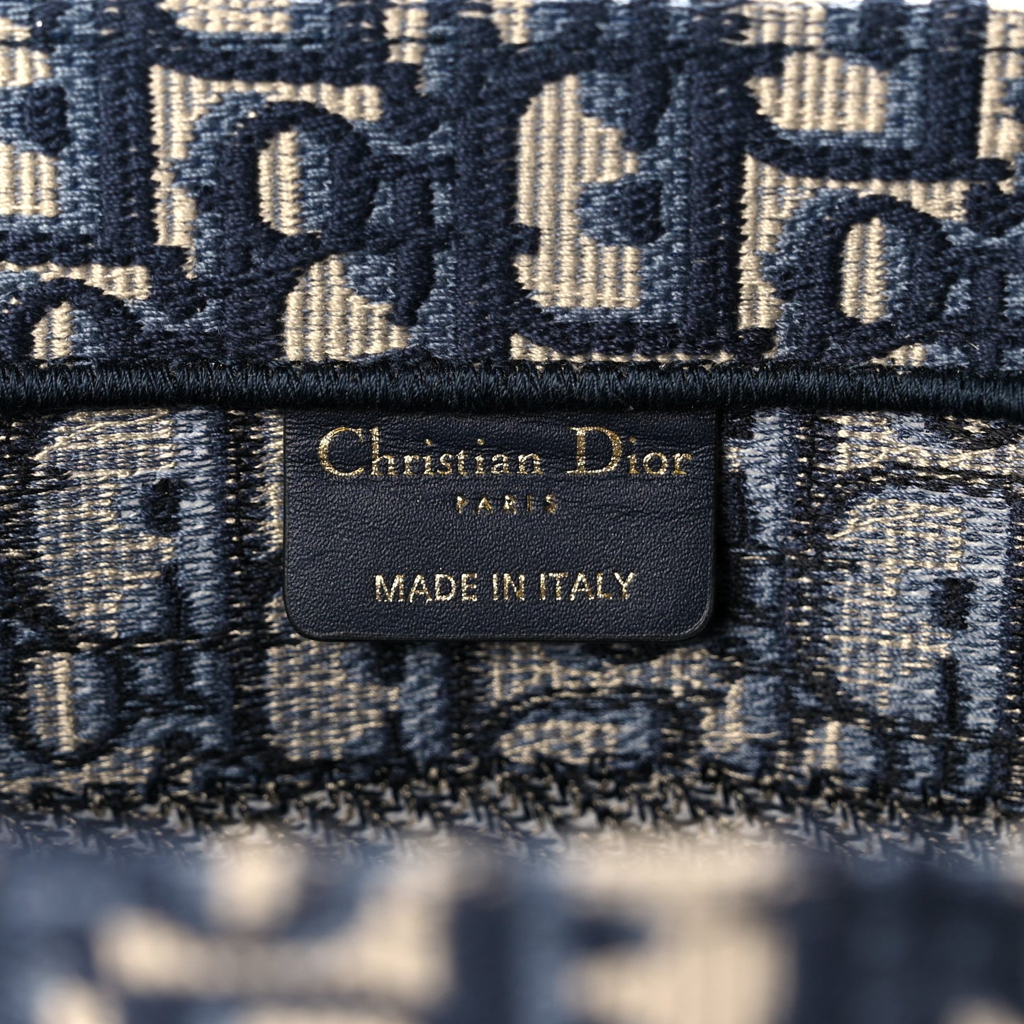 Oblique Small Book Tote Blue Multicolor